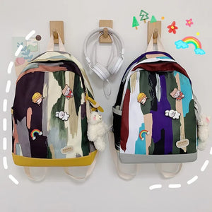 Camouflage Japanese Girl Backpack Women Schoolbag Ins Harajuku Colleg