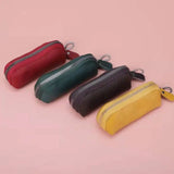 Cow Real Leather Key Wallet Function Key Case Zipper Holder