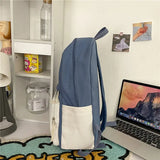 Girl Students School Bags Women Canvas Waterproof Backpack
