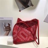 Paisley Shoulder Bag Boho Beach Handbag Summer Daily Bolsa