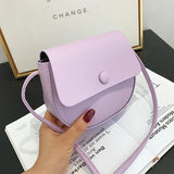 Small Square Bag Flap Crossbody Messenger Clutch Purses