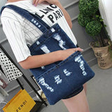Large Handbags Women Bag Ladies Hand bags Big Purses Jeans Bag Tote Denim