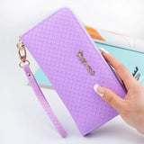 Long Pu Women Wallet Clutch Women's Purse Phone Wallet Female Case Phone Pocket