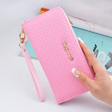 Long Pu Women Wallet Clutch Women's Purse Phone Wallet Female Case Phone Pocket