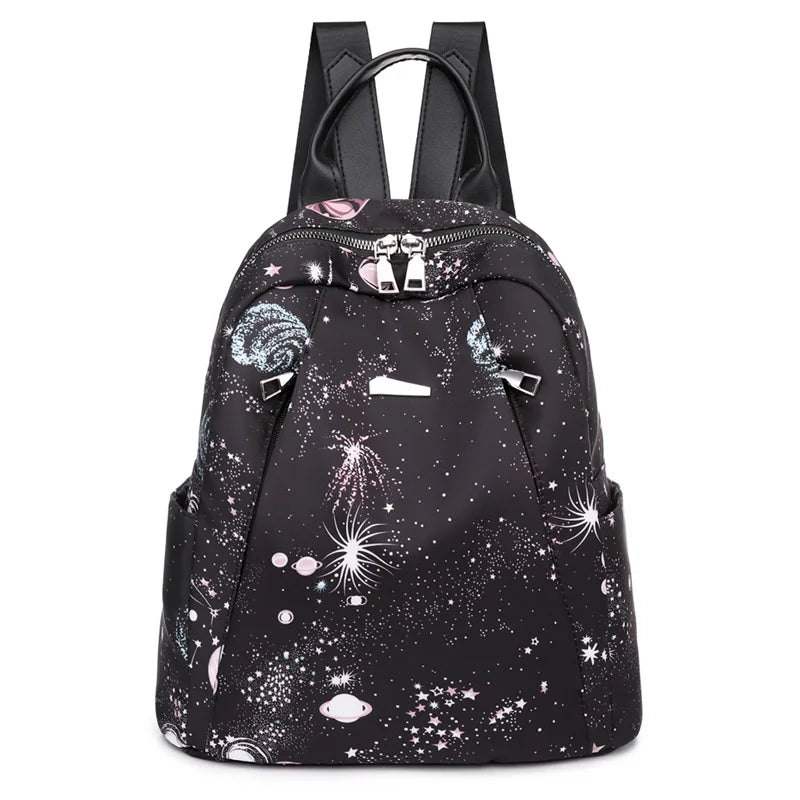 Anti-theft Backpack Oxford Cloth Shoulder Bag Large Capacity for Teen Girls