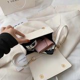 One Shoulder Small Square Bag Women's Messenger Bag