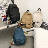 Unisex Backpack Casual Large Capacity School Bag Travel Bag