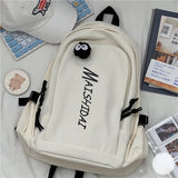 Retro Canvas Backpack for Teen Girls School Classic Bag