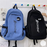 Retro Canvas Backpack for Teen Girls School Classic Bag