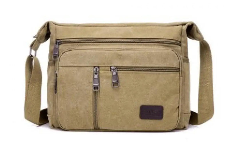 Retro Casual Canvas Shoulder Bag Unisex Single Shoulder Messenger