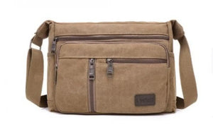 Retro Casual Canvas Shoulder Bag Unisex Single Shoulder Messenger