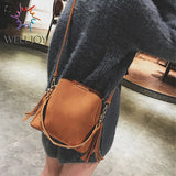 Vintage Tassel Messenger Bag High Retro Shoulder Bag Crossbody Bag Tote
