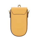 Mini PU Leather Shoulder Bag For Girls Yellow