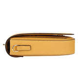 Mini PU Leather Shoulder Bag For Girls Yellow