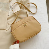 Small Shoulder Bag Retro Phone Purse Solid Crossbody Bag