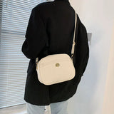 Small Shoulder Bag Retro Phone Purse Solid Crossbody Bag