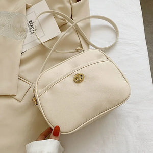 Small Shoulder Bag Retro Phone Purse Solid Crossbody Bag