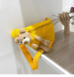 Small Fresh Girl Messenger Chest Bag Canvas Single Shoulder Multi-function