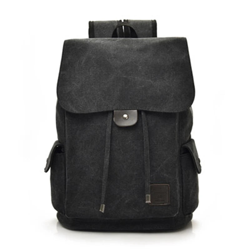 Canvas Backpack for High School College Student