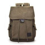 Canvas Backpack for High School College Student