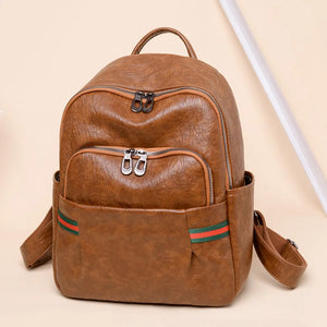 Teenage Girls' PU Leather Backpack