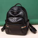 Teenage Girls' PU Leather Backpack