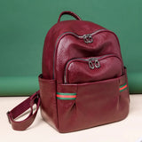 Teenage Girls' PU Leather Backpack