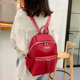 Women Backpack High Female Oxford Cloth School Bag for Teenager Girls