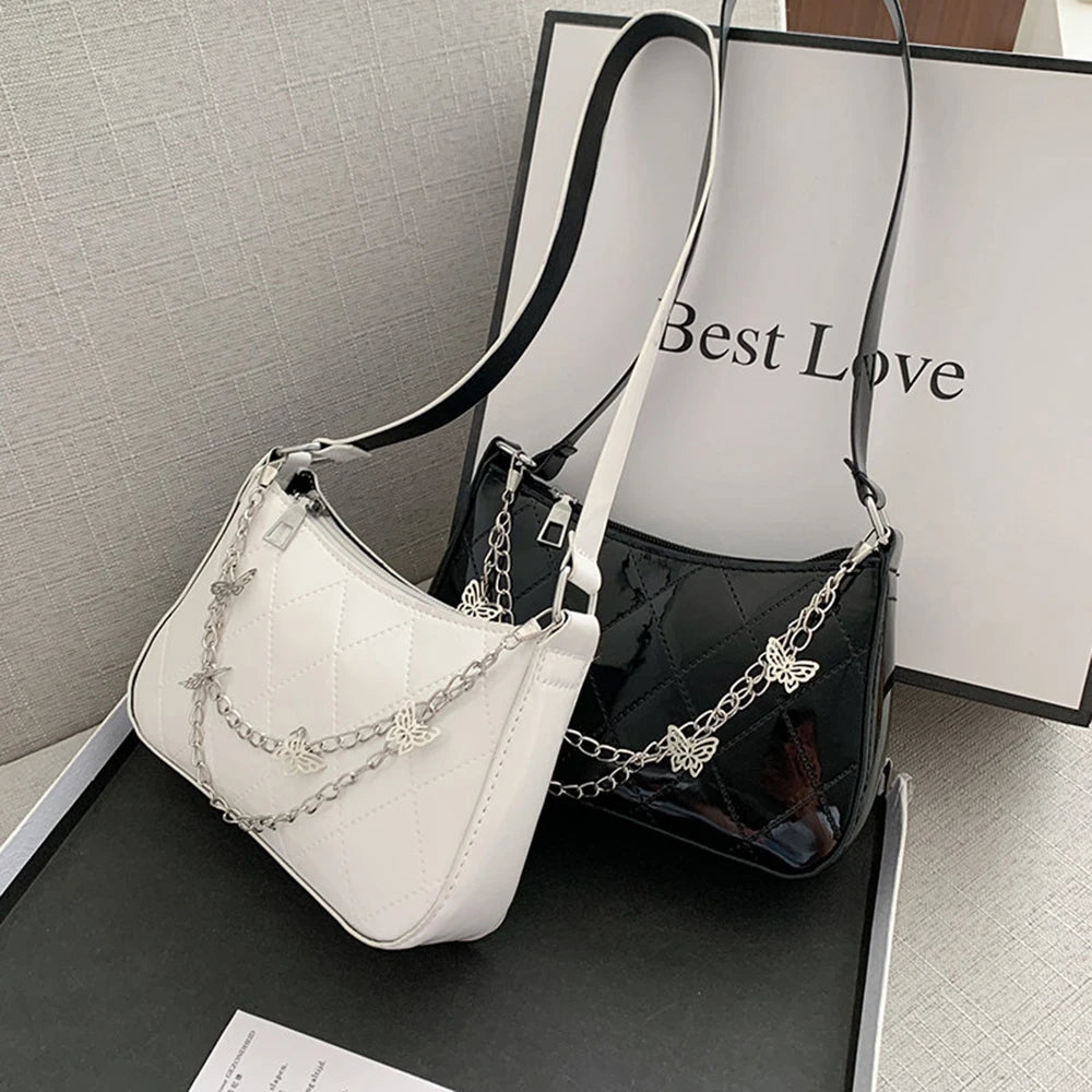 Vintage Chain Butterfly Shoulder Bag