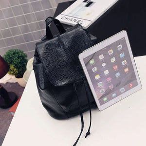 Women's Mini PU Leather Backpack Bagpack Small Travel Bags