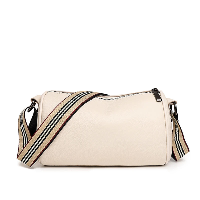 Vintage Women's Leather Handbag Shoulder Tote Bag