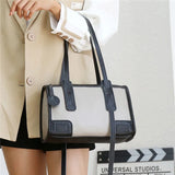 Women Messenger Bag Leather Crossbody Shoulder Handbag