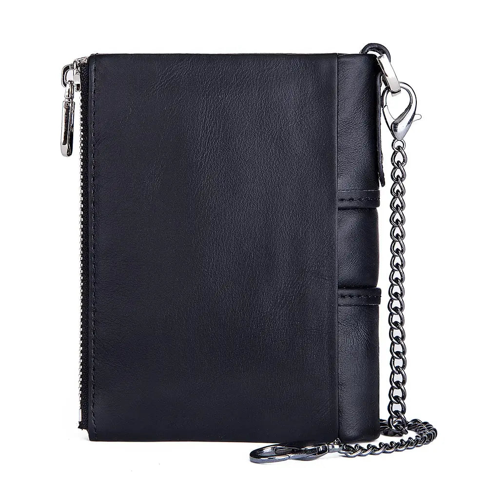 Vintage Leather Men Wallet Short Purse High Quality