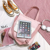 Girls Shoulder Bag Printed Canvas Lady Messenger Crossbody Bag
