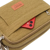 Canvas Messenger Bag Men's Crossbody Bag