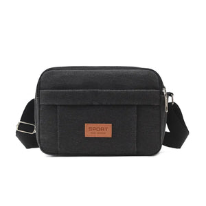Canvas Messenger Bag Men's Crossbody Bag