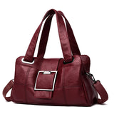 High Leather Handbags Crossbody Bags For Women Femina Tote Shoulder Bags