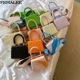 High Leather Handbags Summer Solid Lady Crossbody Purses Female Tote