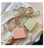 High Leather Handbags Summer Solid Lady Crossbody Purses Female Tote