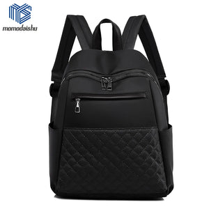 Nylon Backpack Women Large Capacity Waterproof Bags