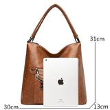 Large Capacity Women's Messenger Bag Casual Shoulder Handbag