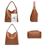 Large Capacity Women's Messenger Bag Casual Shoulder Handbag