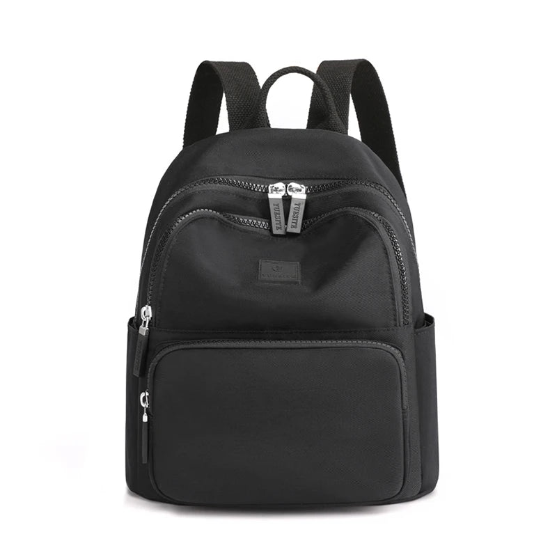 Waterproof Nylon Women's Backpack Mini Shopping Bag