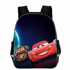 Hot 95 Cars Schoolbag 3D Printing Small Backpack Kindergarten Boys Kids Bookbag
