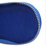 Leather Key Wallet Bag Zipper Keys Organizer Key Ring
