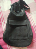 Canvas Drawstring Messenger Bag Female Student Bag