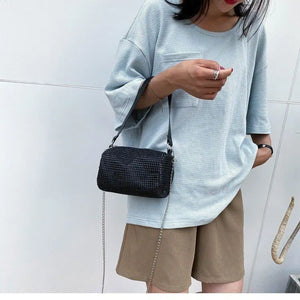 Shoulder Bag Armpit Pillow Handle Cylinder Chain Strip Messenger Women's Bag