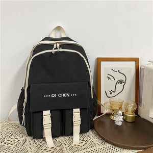 Forest School Bags Female Ins Style Japanese Backpack Female Large-Capacity