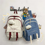 Forest School Bags Female Ins Style Japanese Backpack Female Large-Capacity