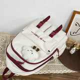 Forest School Bags Female Ins Style Japanese Backpack Female Large-Capacity